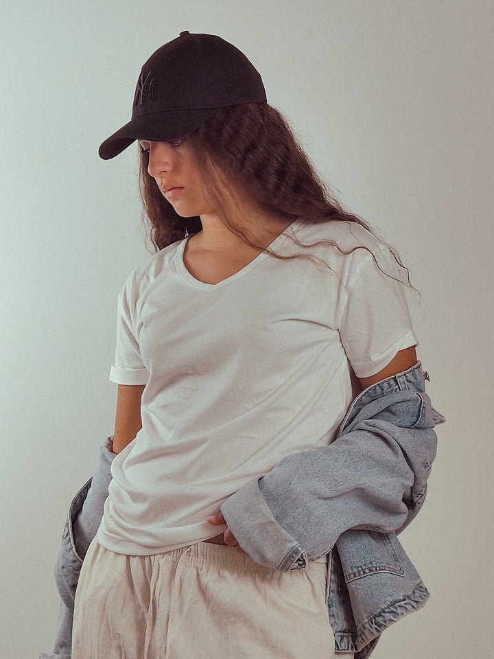 Urban Legend Cotton Modal V-Neck Tee